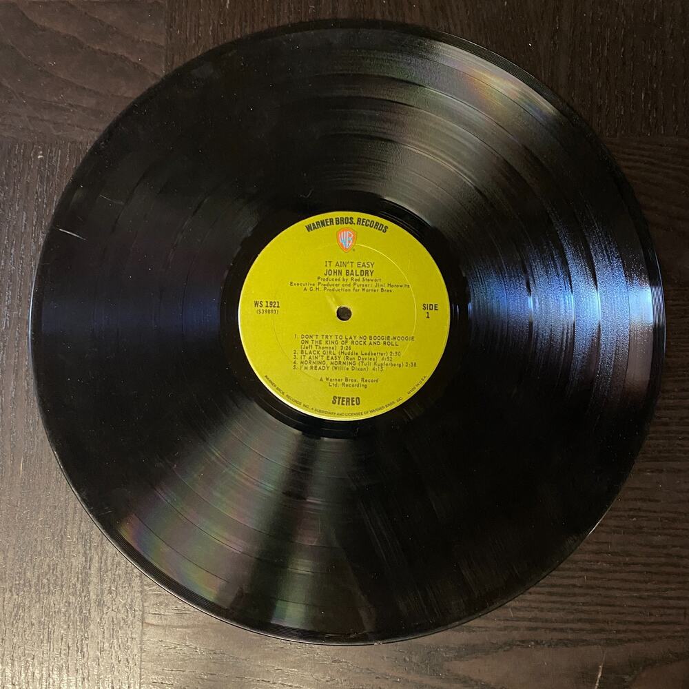 LP / John Baldry / It Ain't Easy / Rod Stewart / Elton John / 1971 NO CASE